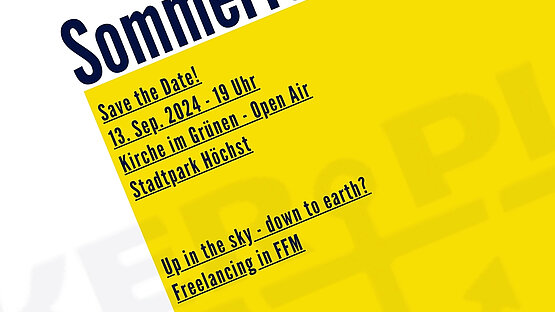 Save the Date - Ankerplatz-ffm Open Air Sommerfest